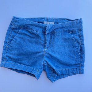 Girls size 8 Copper Key Chambray Chino shorts